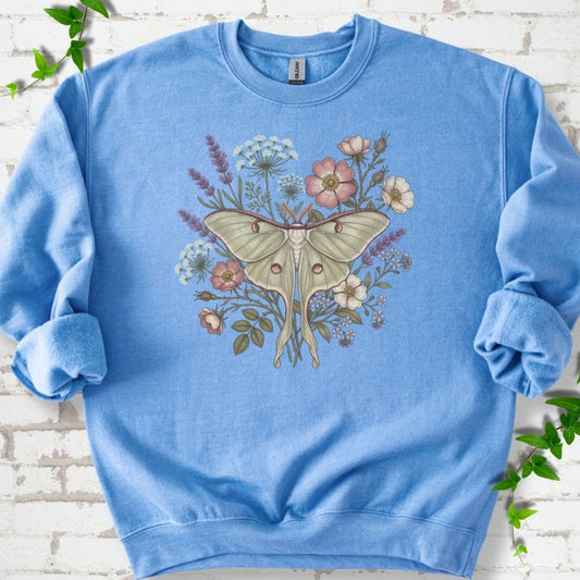 Wildflower Luna Moth Sweatshirt