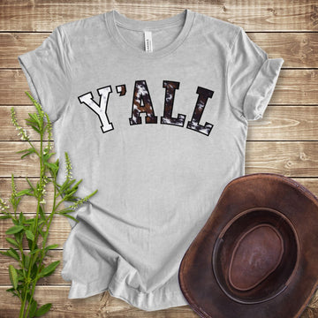 Y'all Cowhide T-shirt