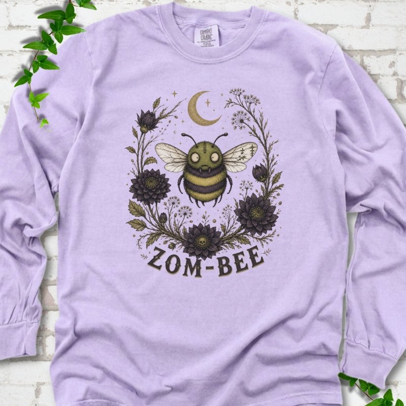 Zom-Bee Gothic Garden LS T-Shirt