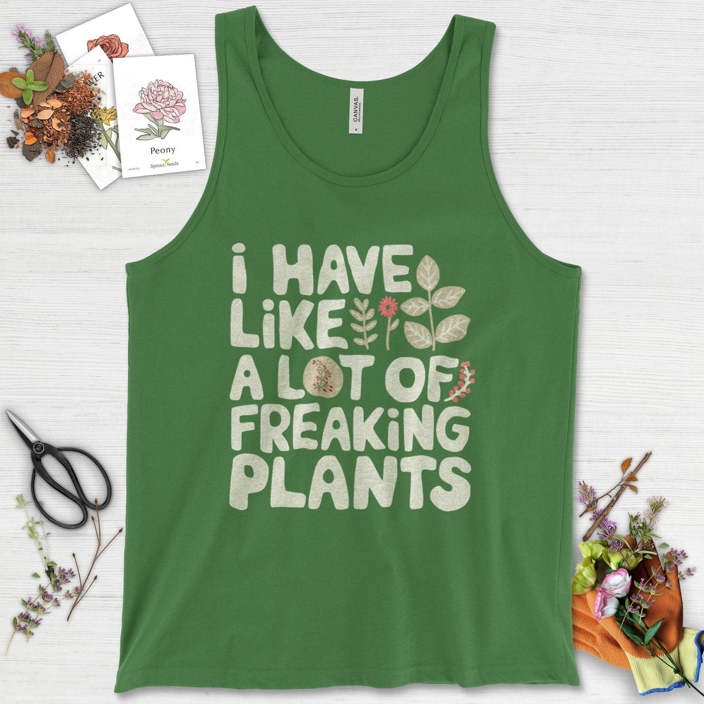 A Lot of Freaking Plants Tank Top
