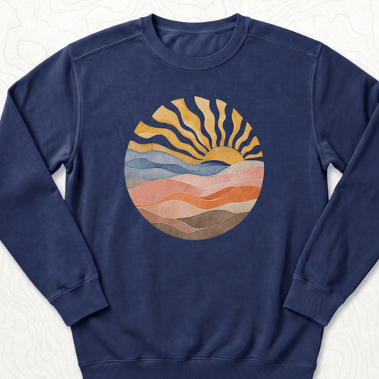 Abstract Sunrise Sweatshirt