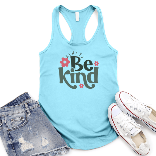 Always Be Kind Women's Racerback Tank Top