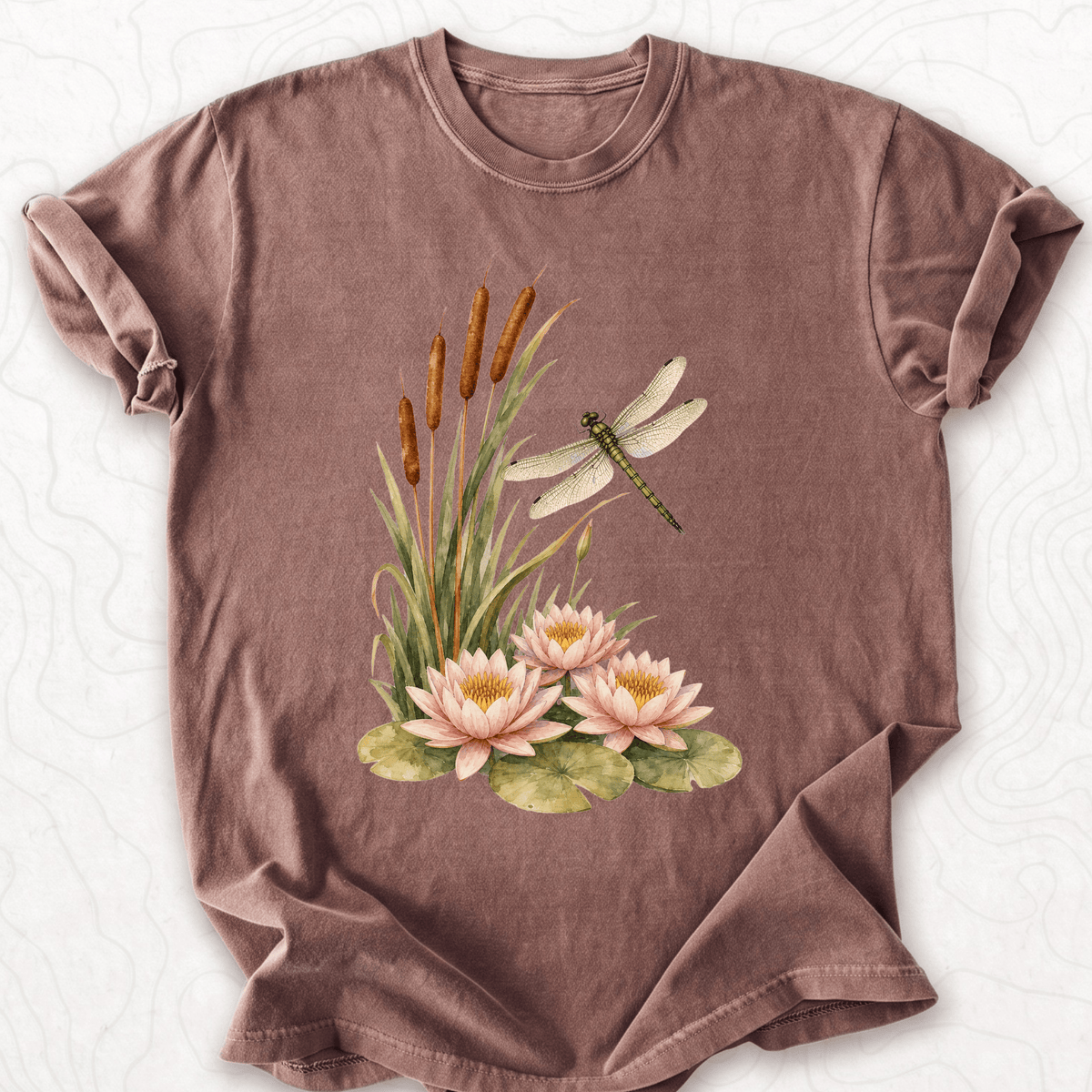 Dragonfly Lilies T-shirt