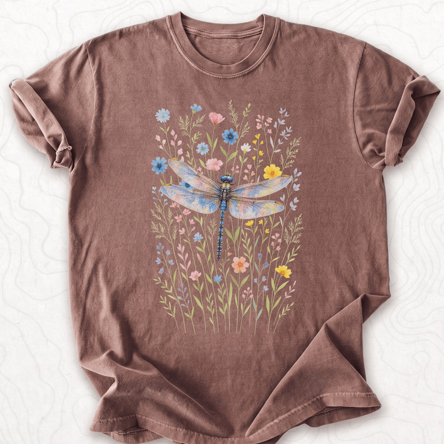 Dragonfly Wildflowers T-shirt