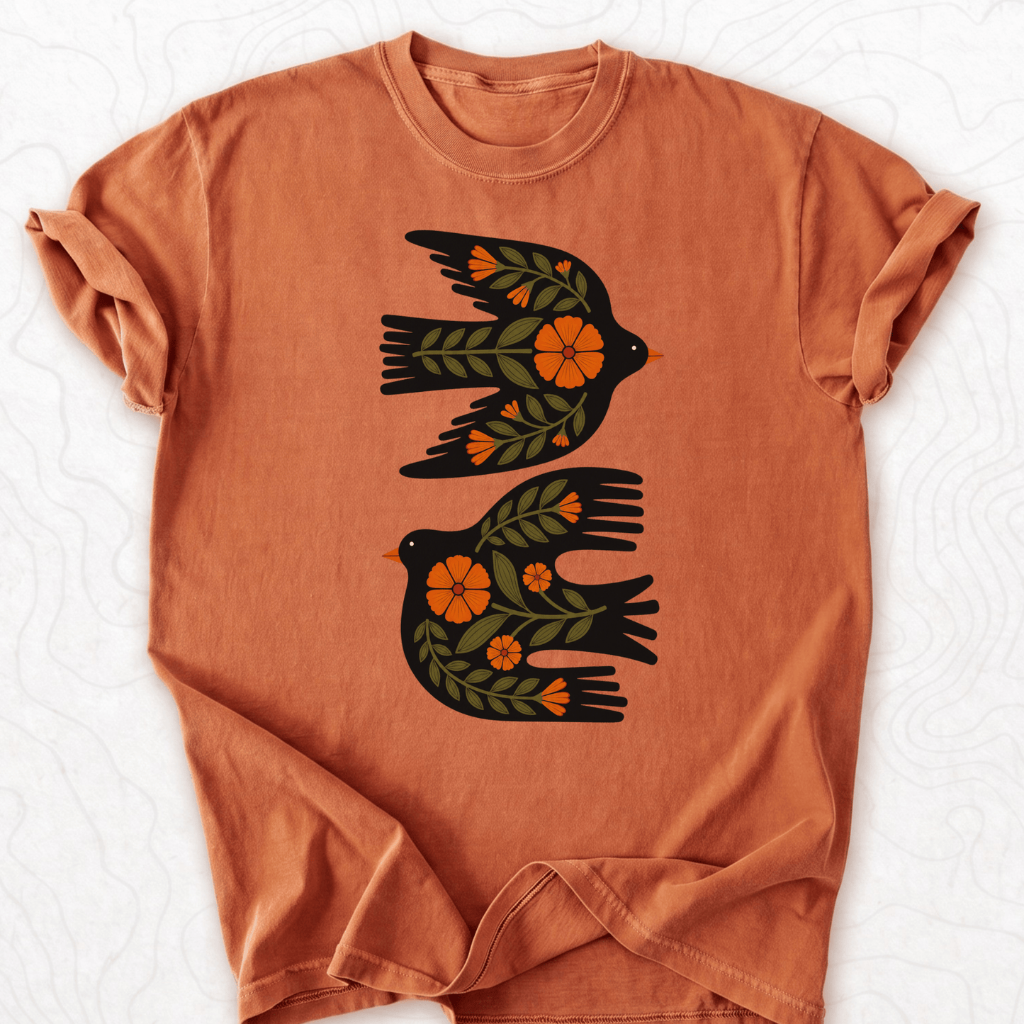 Floral Birds T-shirt