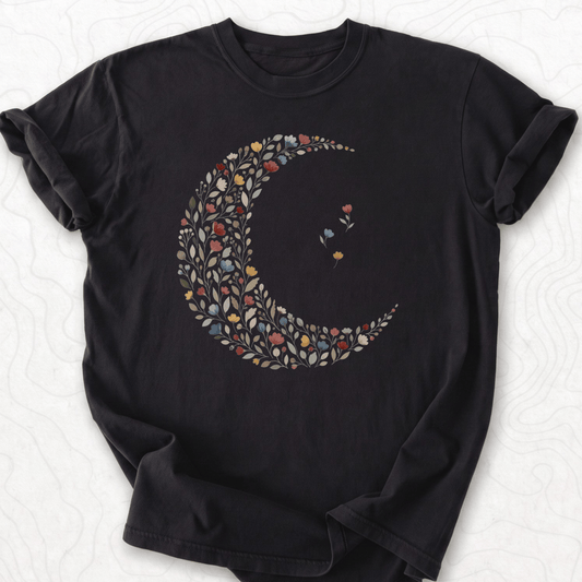 Floral Crescent T-shirt