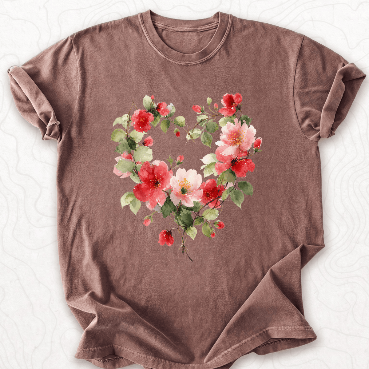 Floral Heart T-shirt