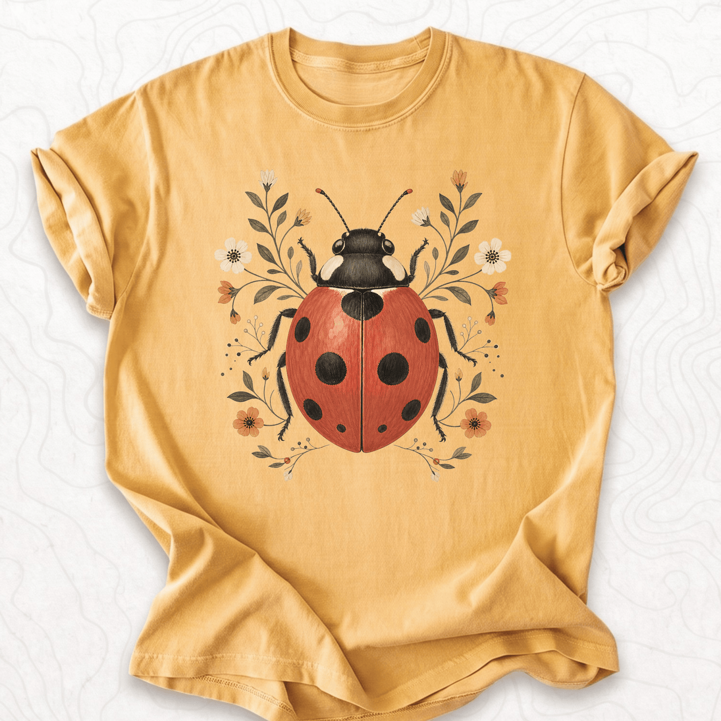 Floral Ladybug T-shirt