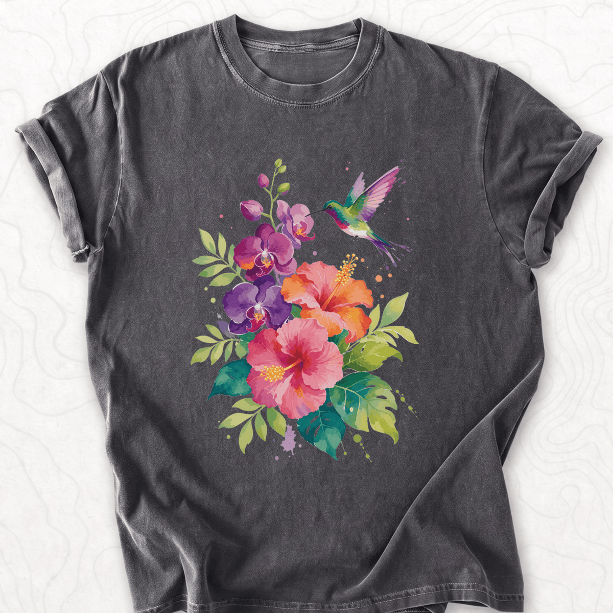 Hummingbird Flowers T-shirt