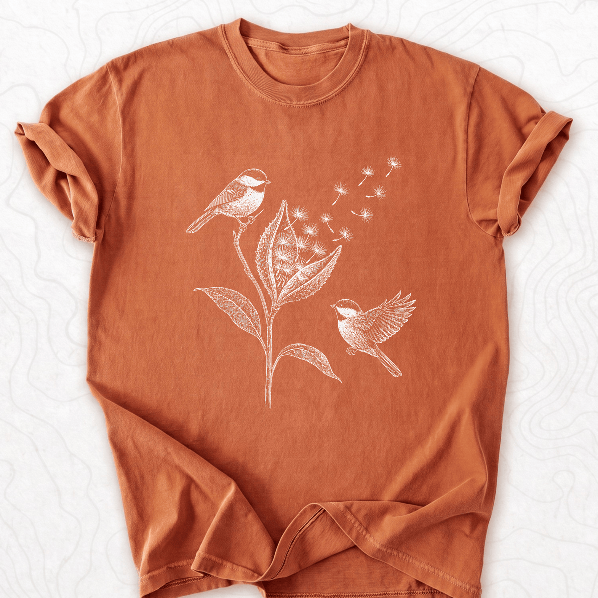Birds And Blooms T-shirt