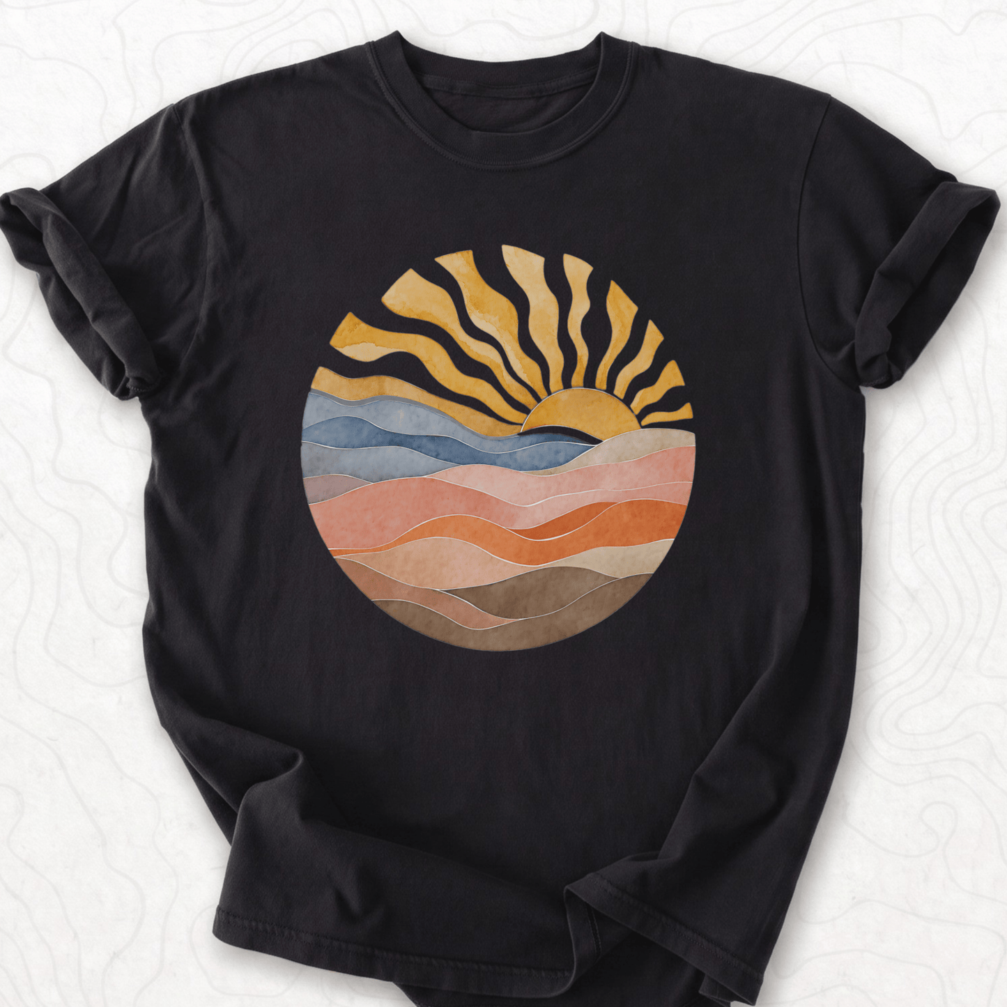 Abstract Sunrise T-shirt