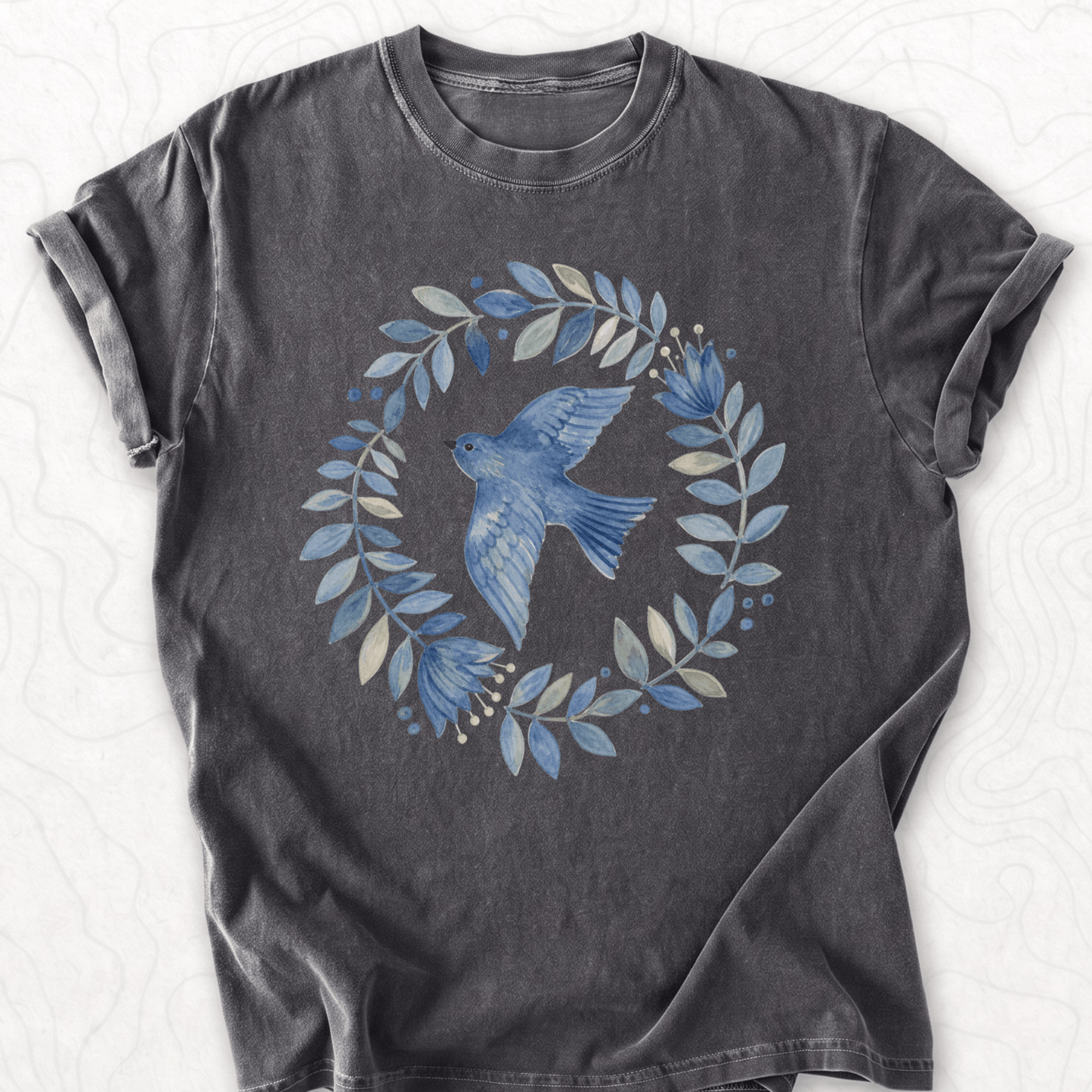 Bluebird Wreath T-shirt