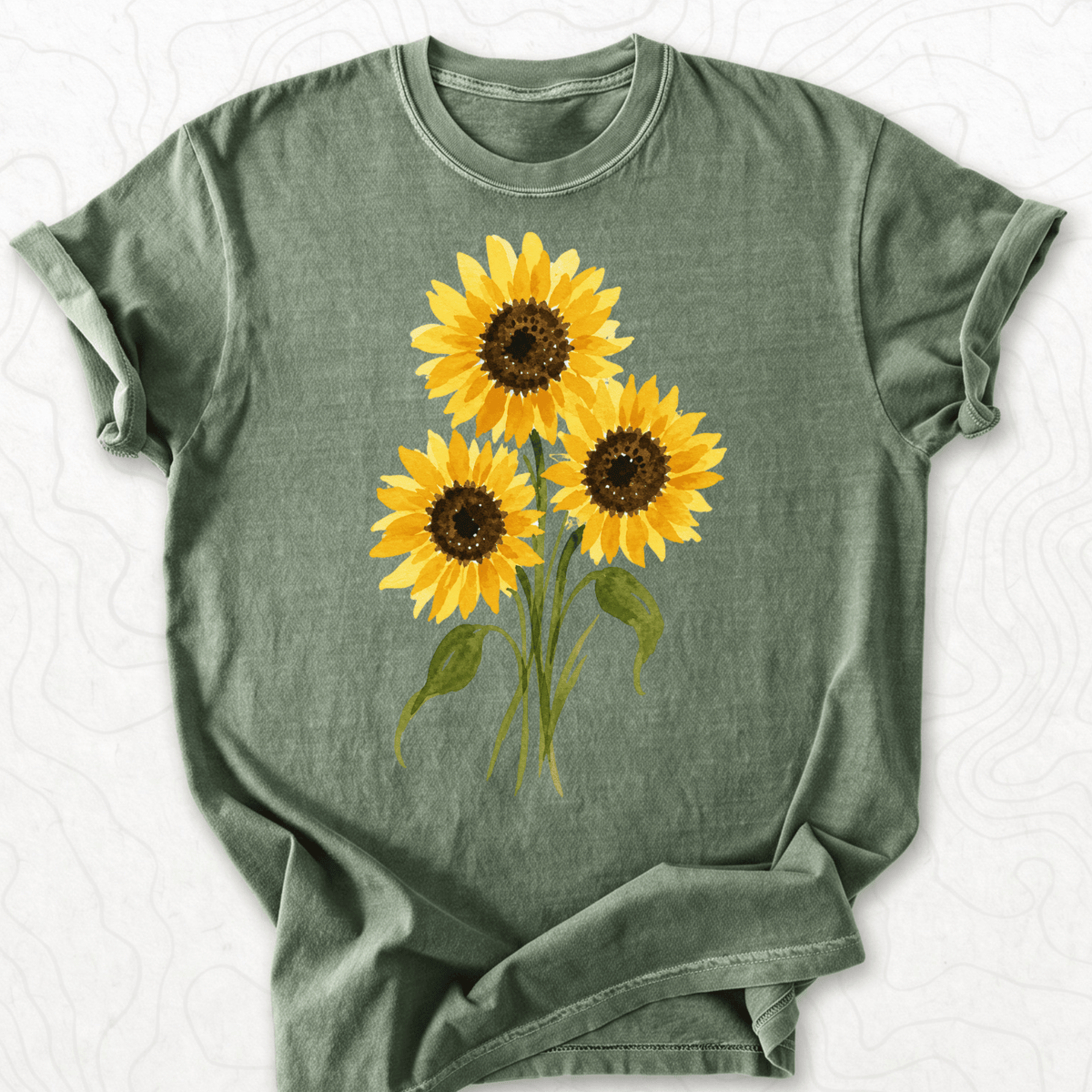 Watercolor Sunflowers T-shirt