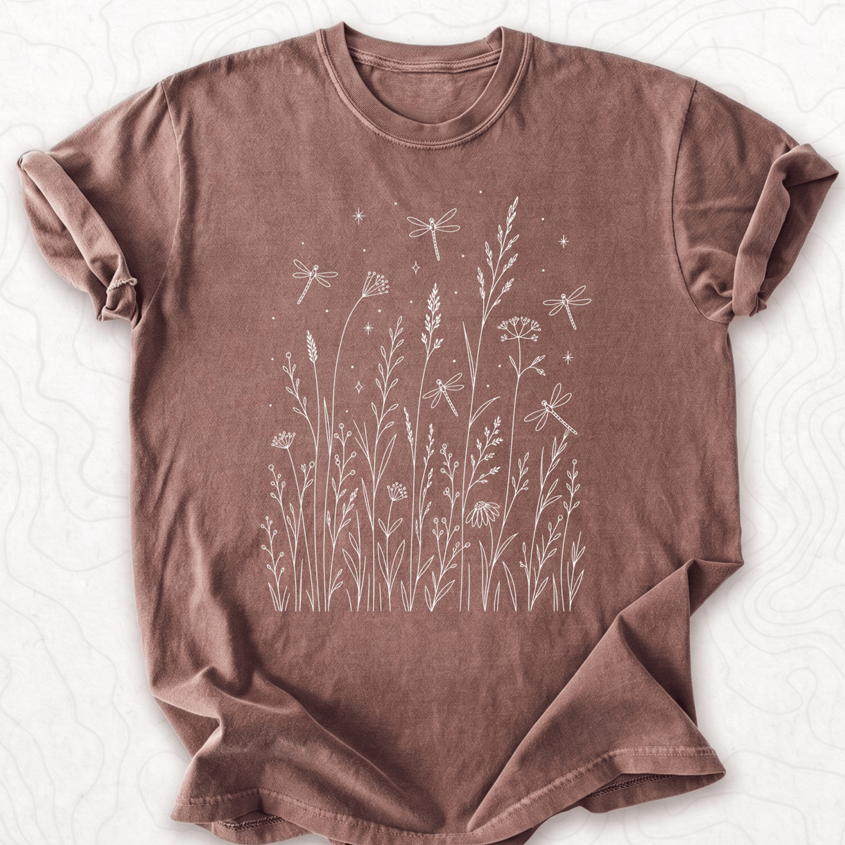 Wildflower Dragonflies T-shirt