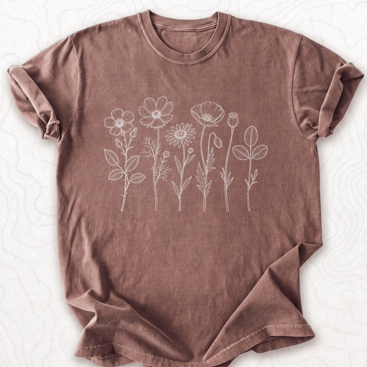 Wildflower Sketch T-shirt