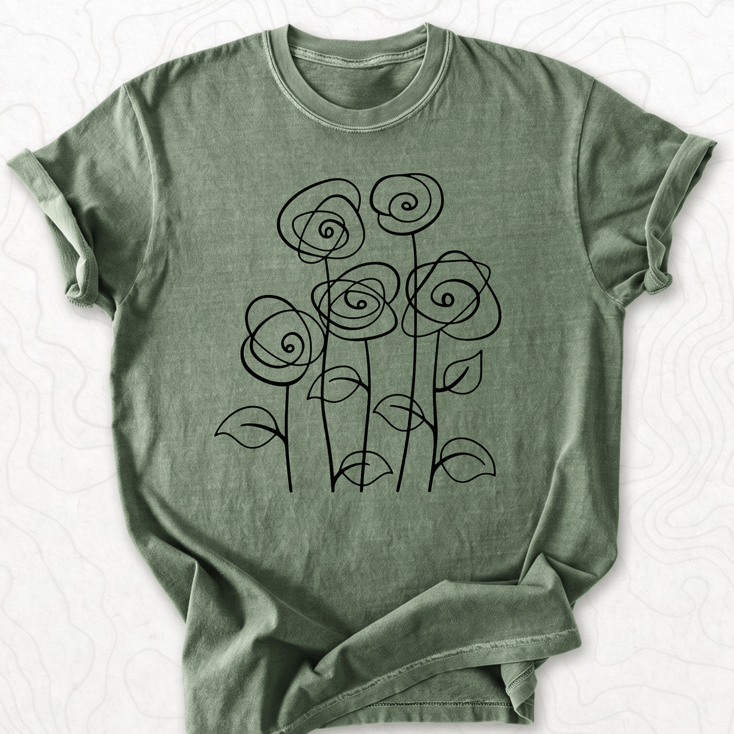 Abstract Roses T-shirt