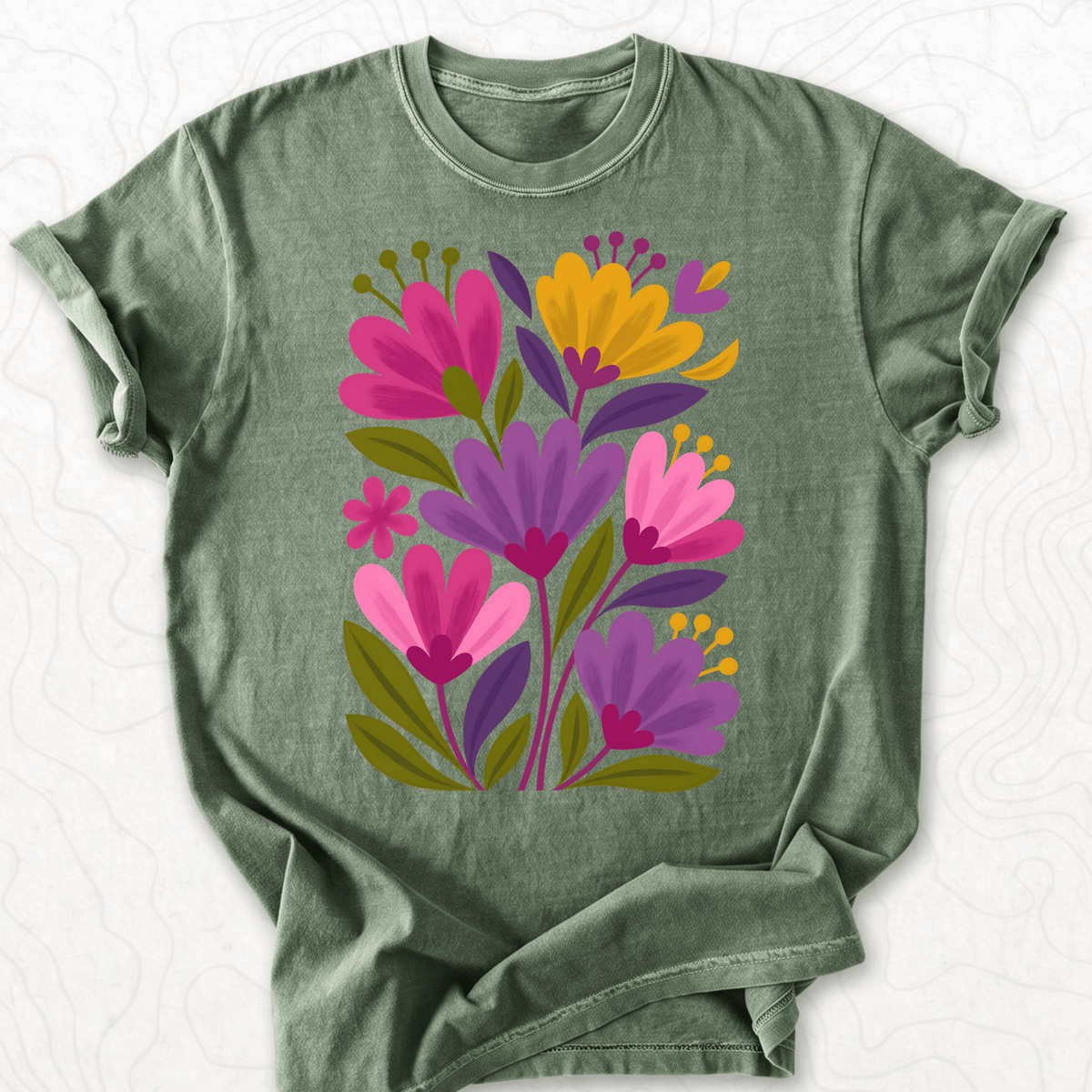 Colorful Floral Bouquet T-shirt