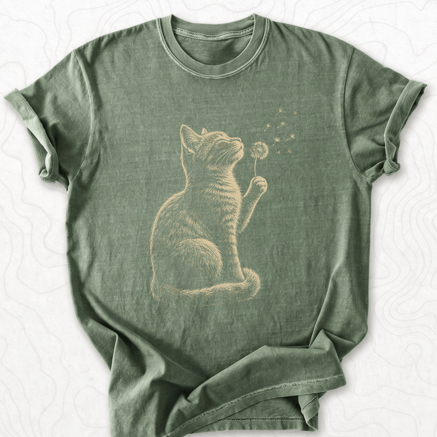 Dandelion Cat T-shirt
