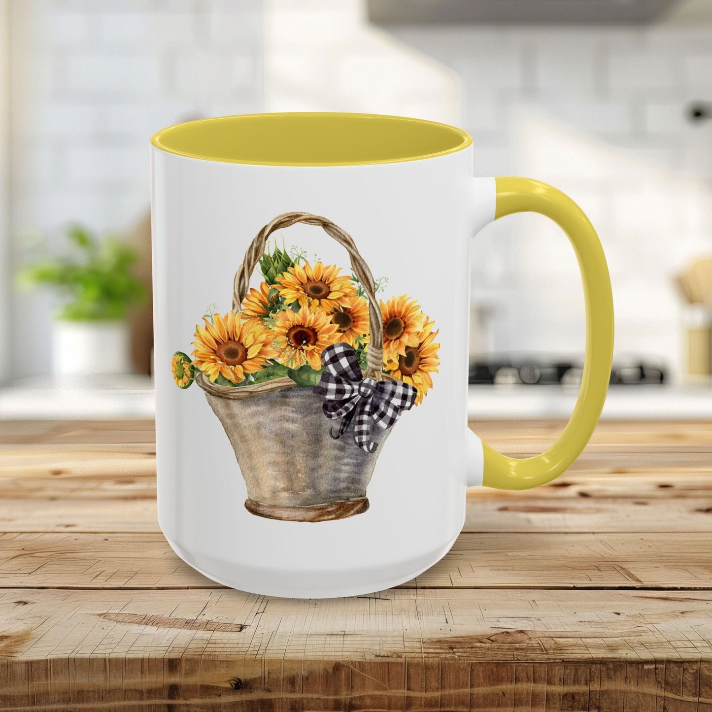 Basket of Sunflowers Mug (11/15oz)