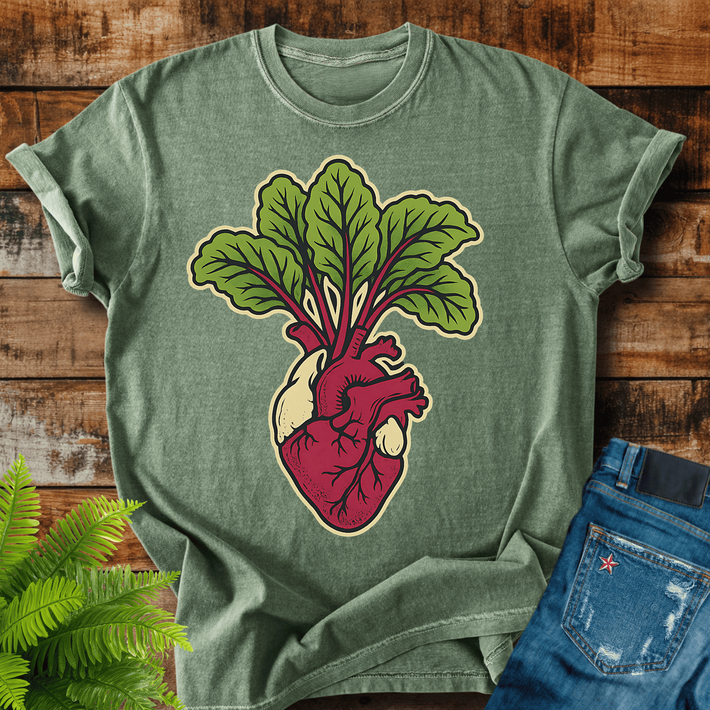 Beet Heart T-shirt