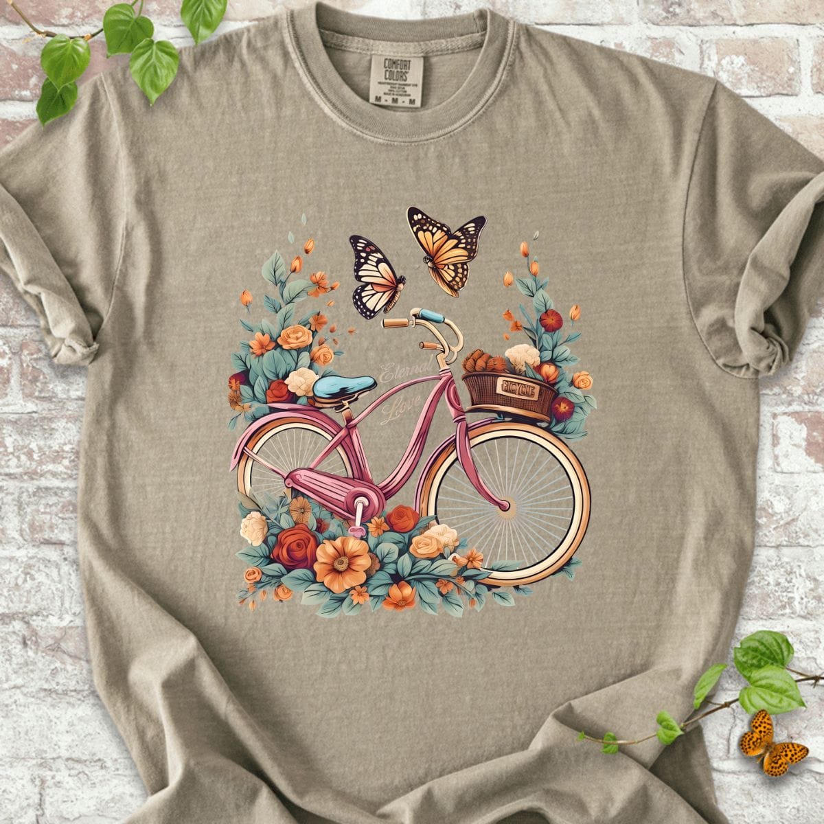 Bicycle and Flowers T-Shirt