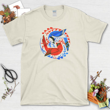 Birds In The Garden T-Shirt