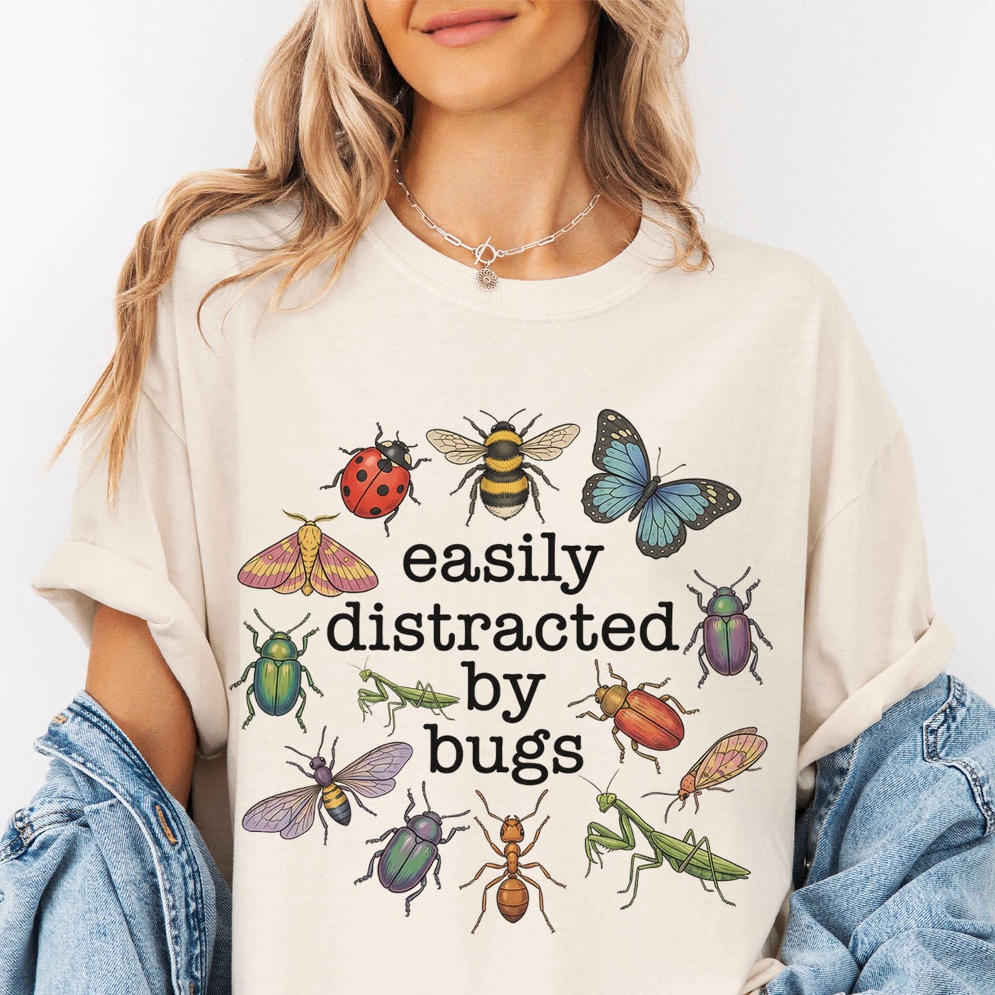 Easily Distracted By Bugs T-Shirt