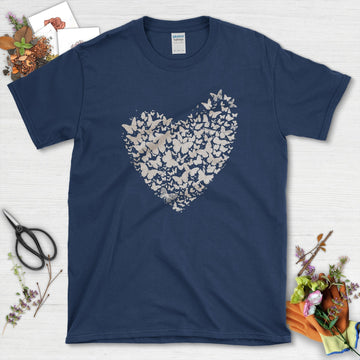 Butterflies as Heart T-Shirt