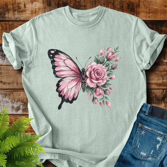 Butterfly Rose T-shirt