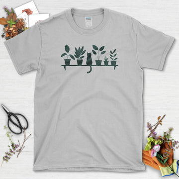 Cat Among Houseplants Youth T-Shirt