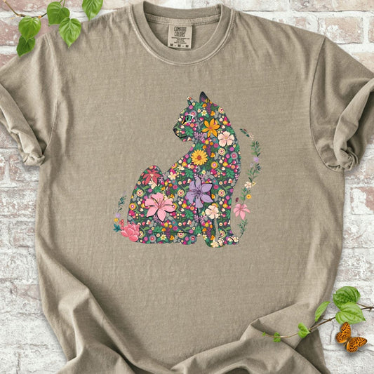 Cat Flowers T-Shirt