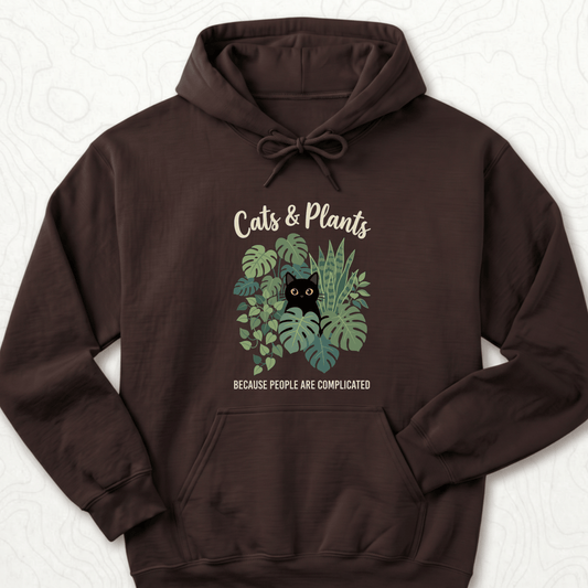 Cats And Plants Hoodie
