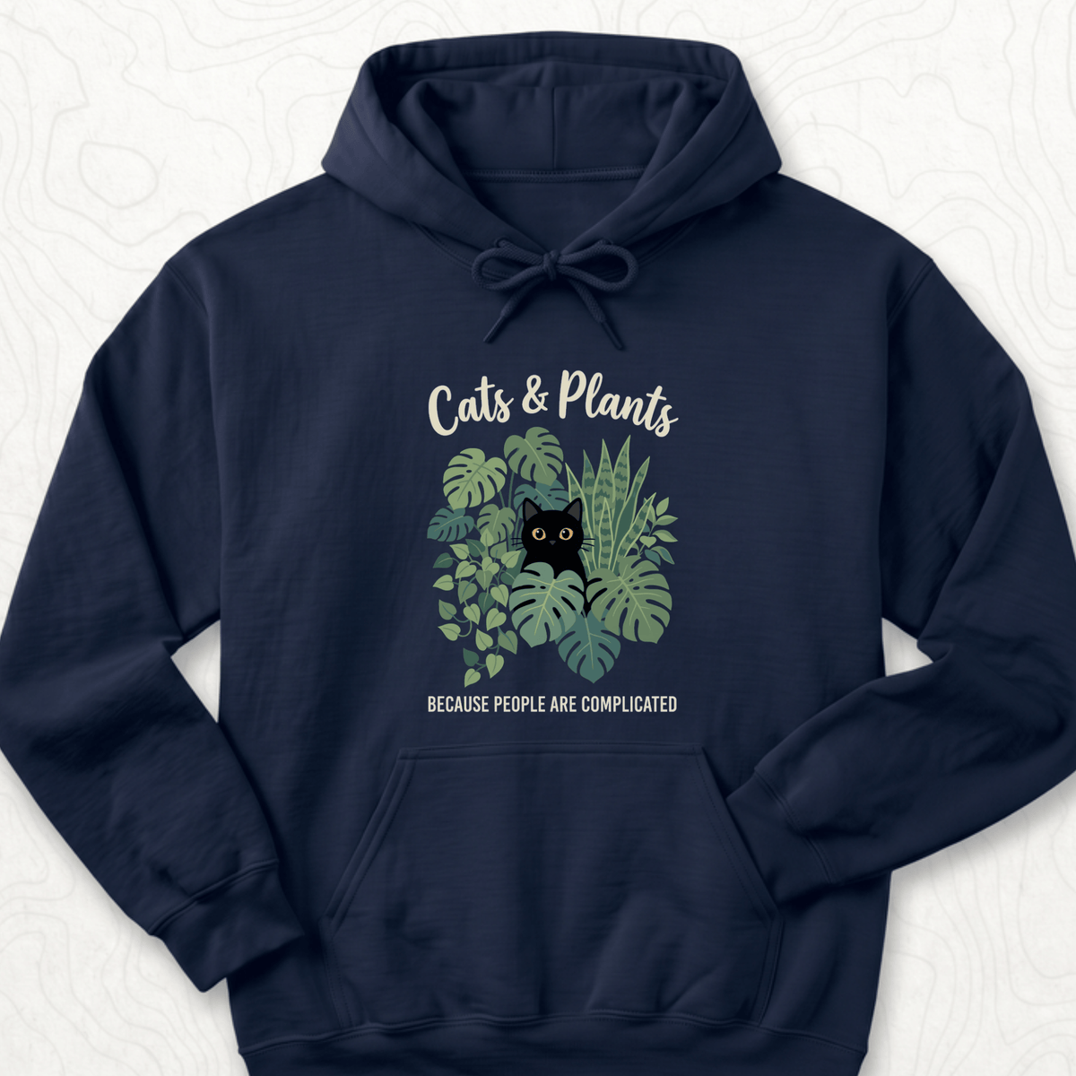 Cats And Plants Hoodie