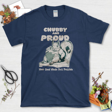 Chubby Proud Squirrel T-Shirt