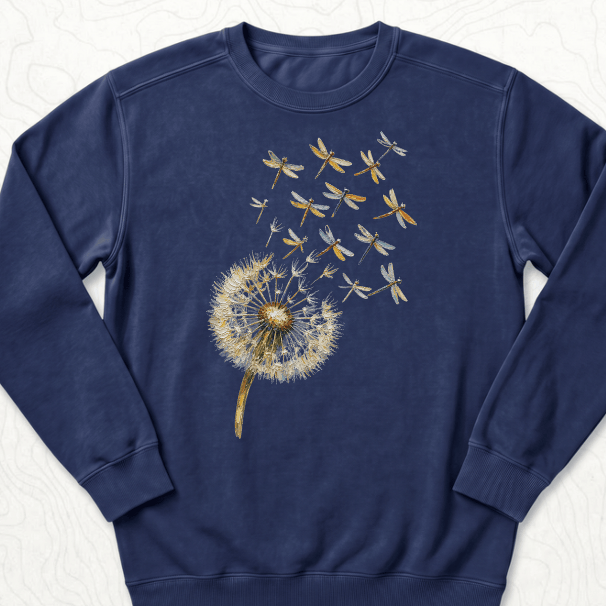 Dandelion Dragonflies Sweatshirt