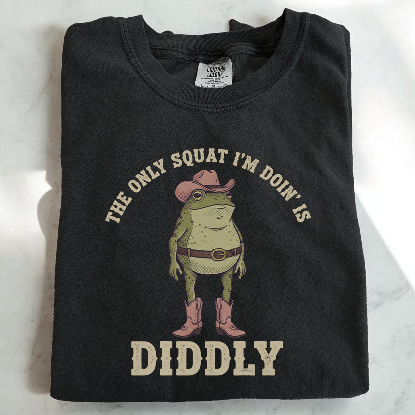 Doing Diddly Squat Frog T-Shirt