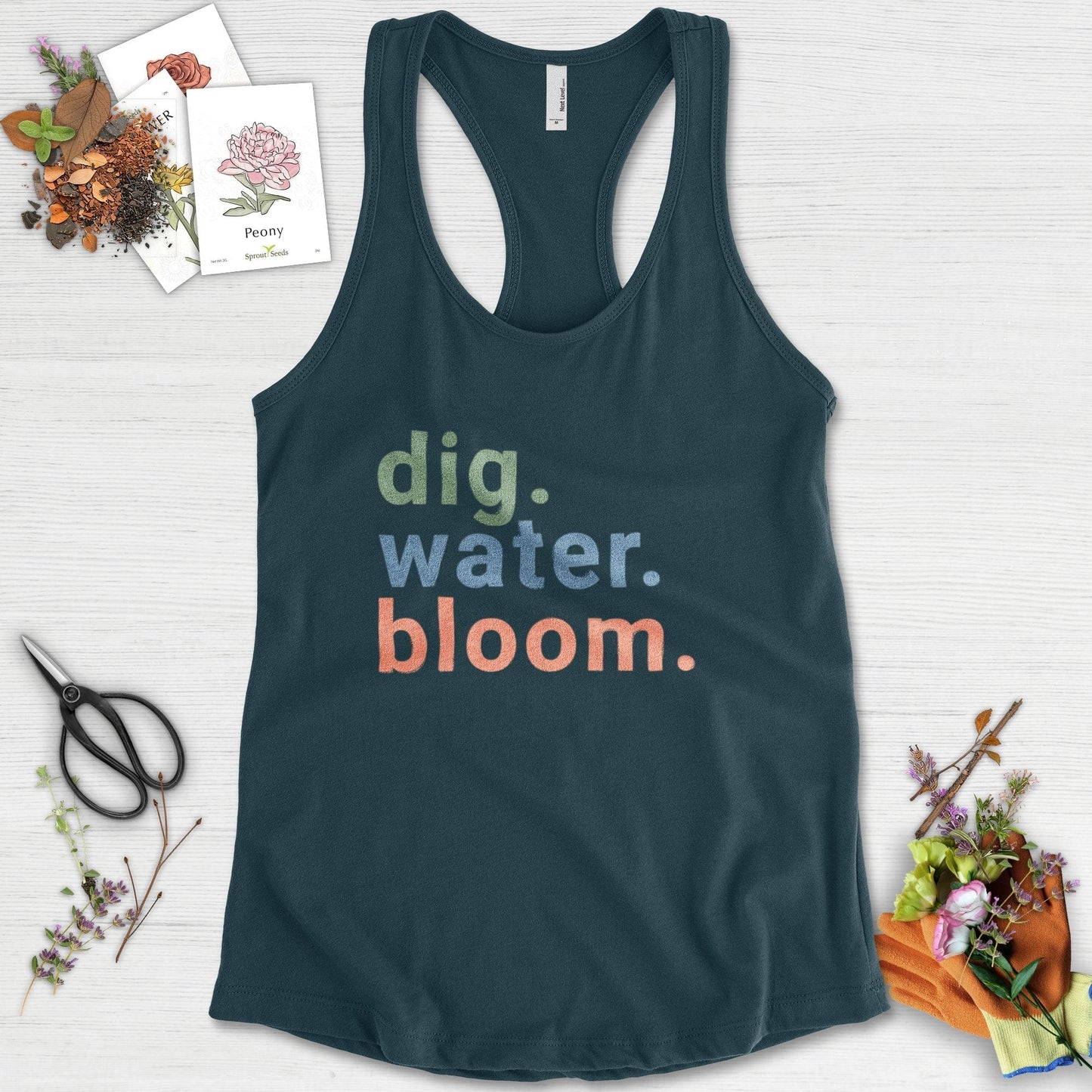Dig Water Bloom Racerback