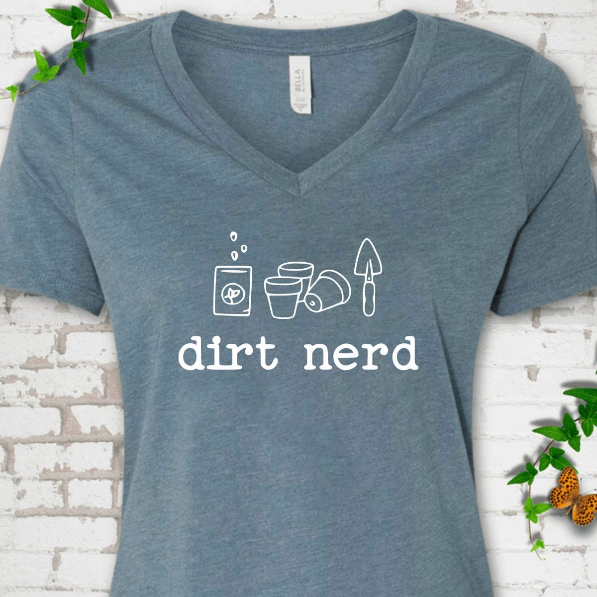 Dirt Nerd V-Neck T-Shirt