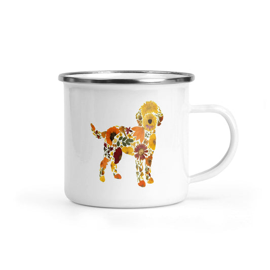 Dog and Wildflowers - Camping Mug