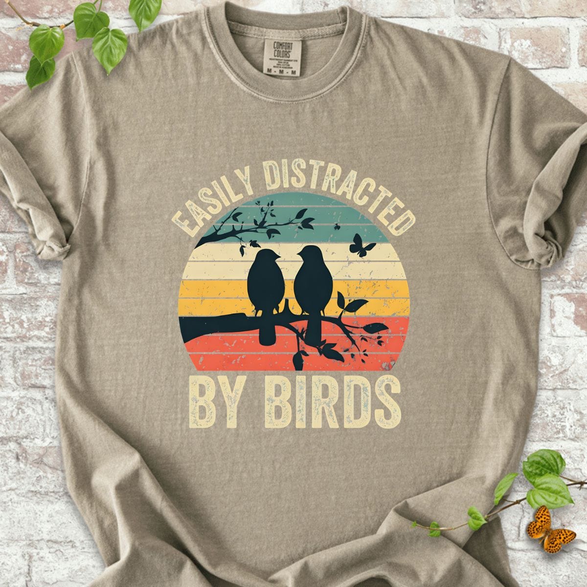 Easily Distracted By Birds T-Shirt