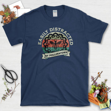 Easily Distracted By Pollinators T-Shirt