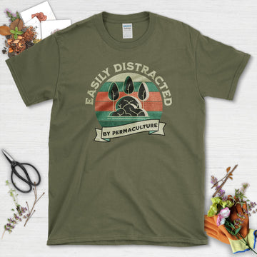 Easily Distracted Permaculture T-Shirt