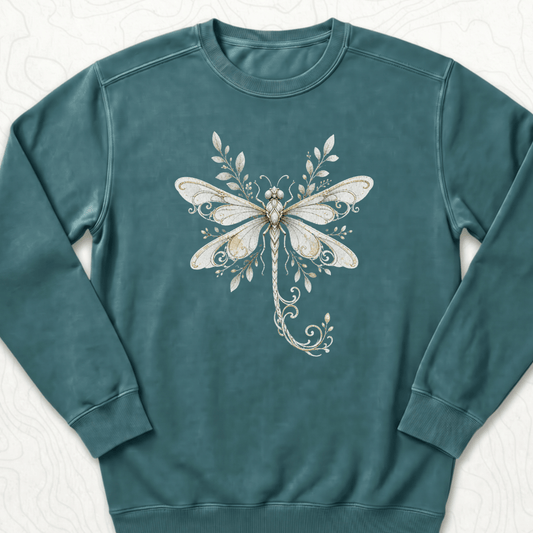 Elegant Dragonfly Sweatshirt