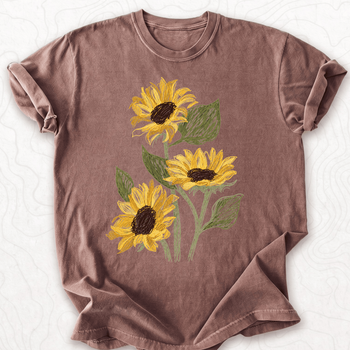 Sunflower Sketch T-shirt