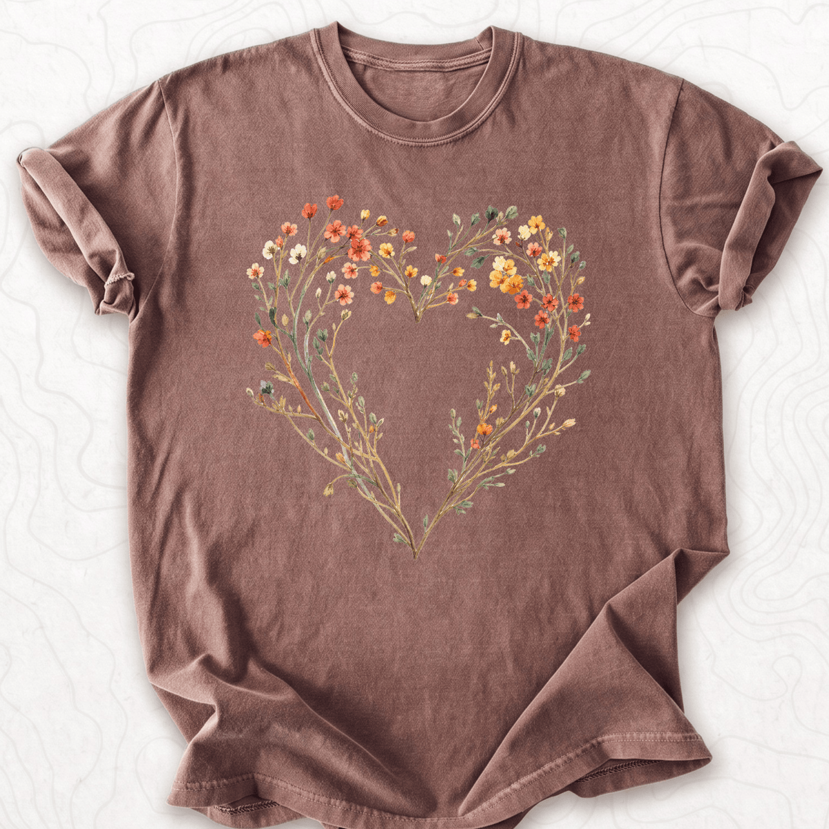 Floral Heart T-shirt