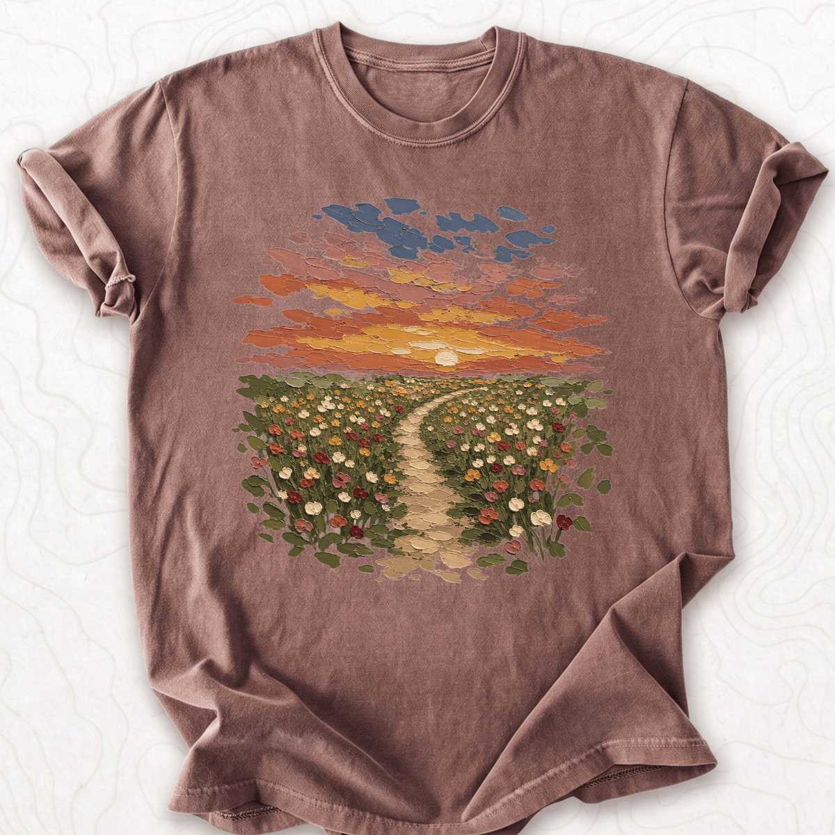 Sunset Garden Path T-shirt