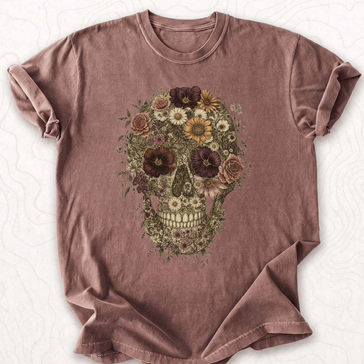 Floral Skull T-shirt