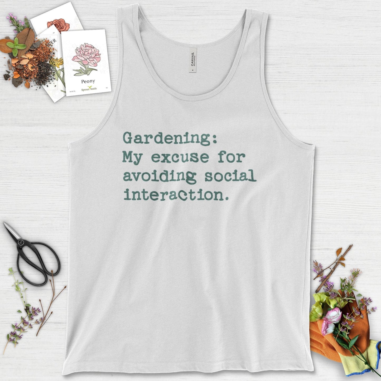 Excuse to Avoid Social Interaction Tank Top