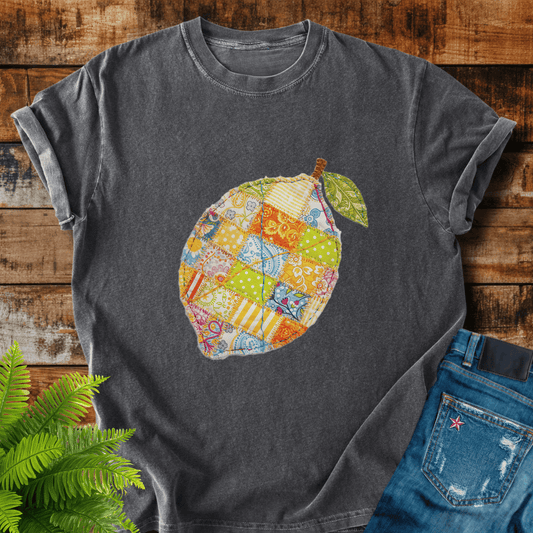 Faux Patchwork Lemon T-shirt
