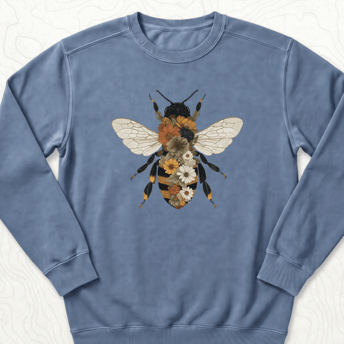 Floral Bee Sweatshirt